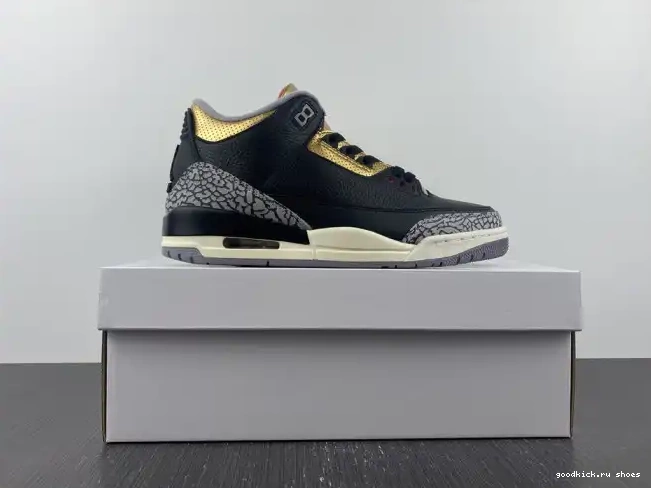80% Off Sale CK9246-067 WMNS 3 Air Jordan Gold Black 0512